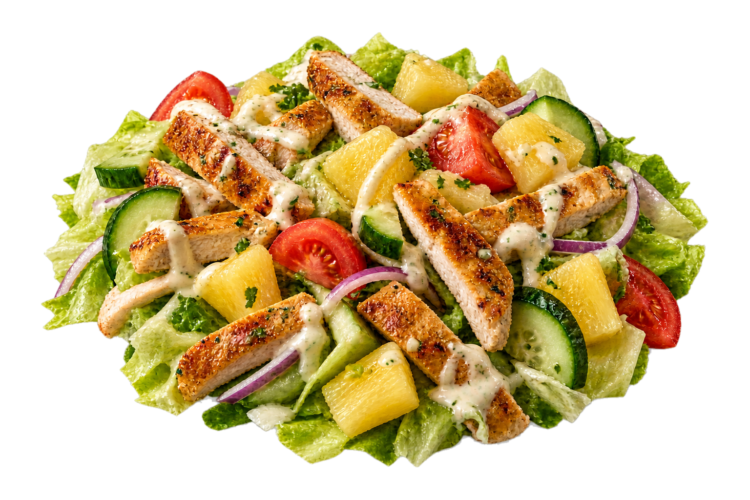Kycklingsallad med ananas