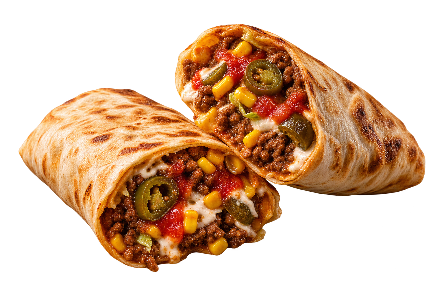Tacorulle med köttfärssås